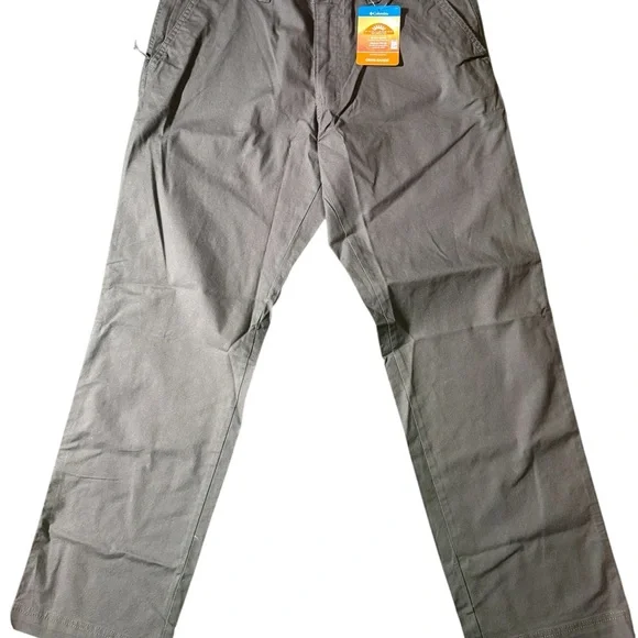 NWT Columbia Men's Flex ROC Pant - 32/30 38/30 Gray - Picture 1 of 11